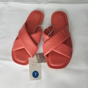 [Pick 2 Items for $8!] A New Day Coral Sandals Size 7